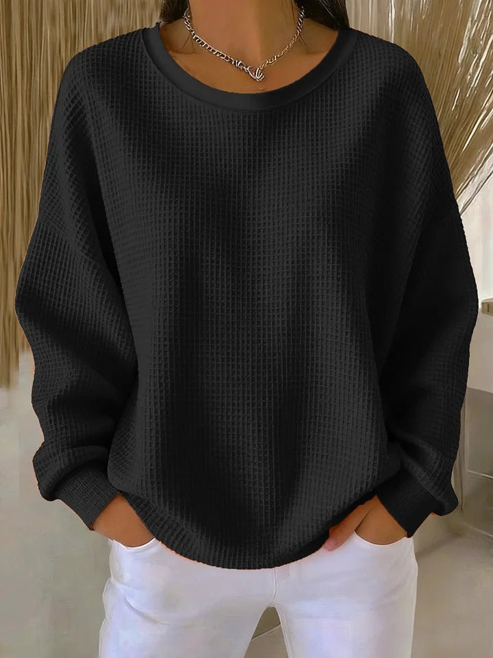 Women’s Classic Ribbed Crewneck Sweater