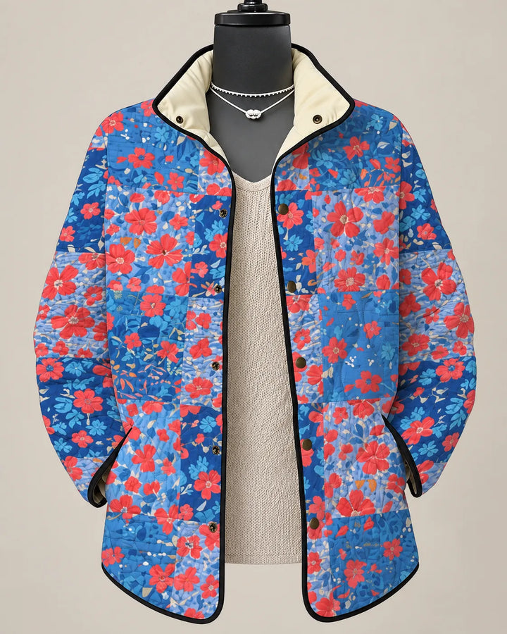Camille Painted Garden Quilted Jacket