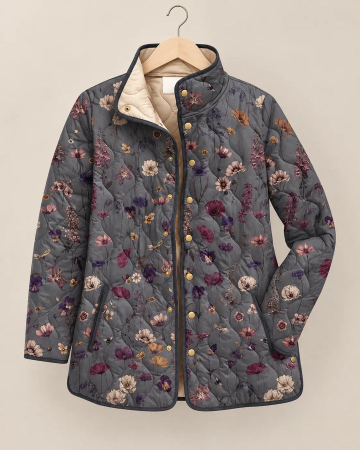 Camille Painted Garden Quilted Jacket