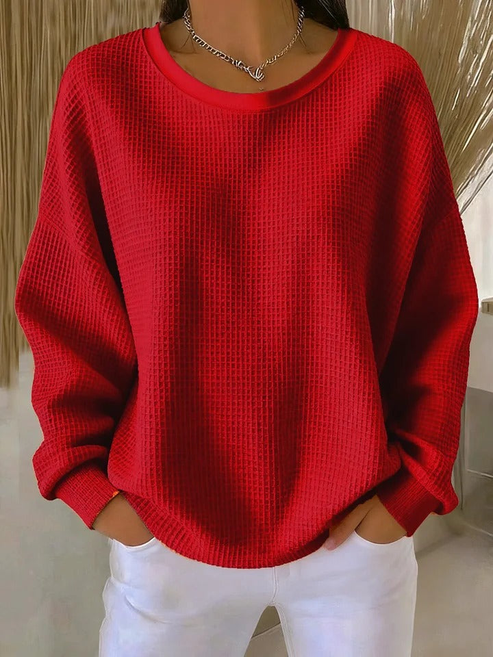 Women’s Classic Ribbed Crewneck Sweater