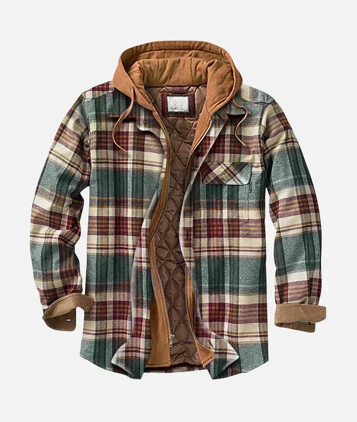 Varel Checked Patchwork Jacket