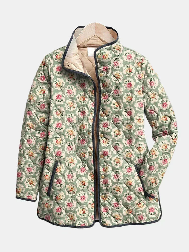 Naya – Quilted Floral Tapestry Jacket