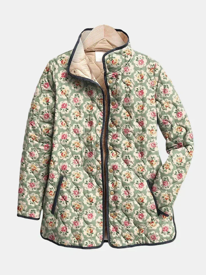 Naya – Quilted Floral Tapestry Jacket