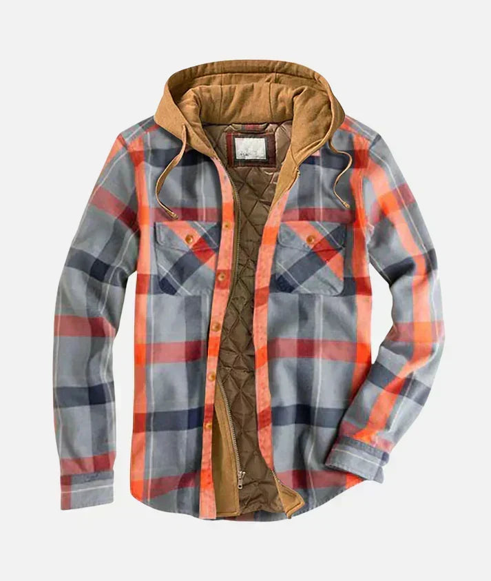 Varel Checked Patchwork Jacket