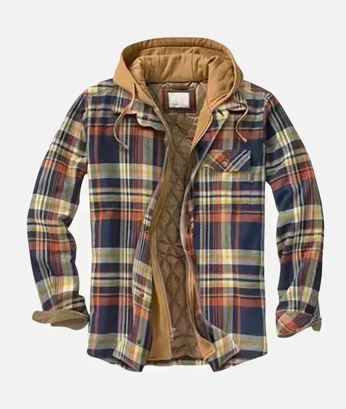 Varel Checked Patchwork Jacket