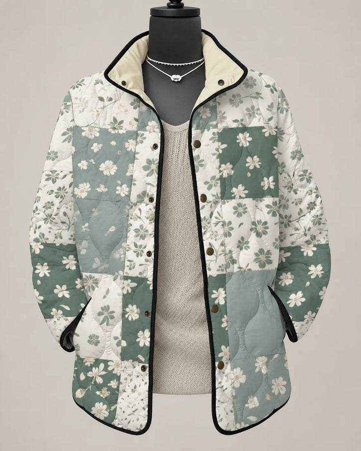 Rosalie Bloom Patchwork Floral Quilted Jacket