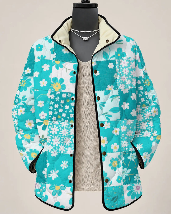 Rosalie Bloom Patchwork Floral Quilted Jacket