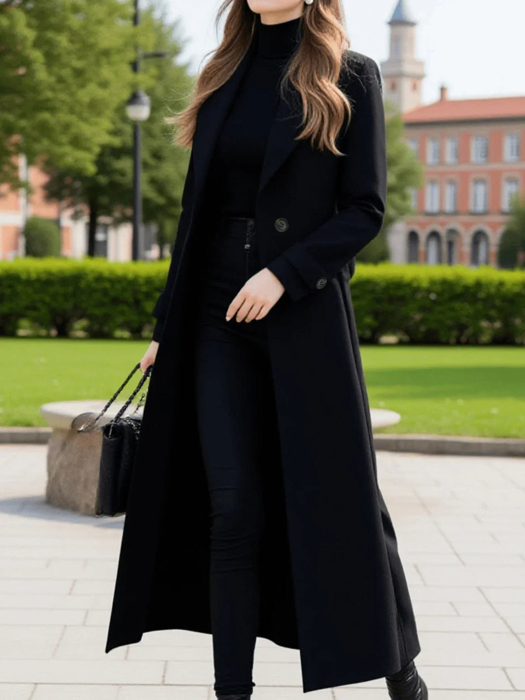 Wool Coat – Stylish Long Design for Warmth and Versatility