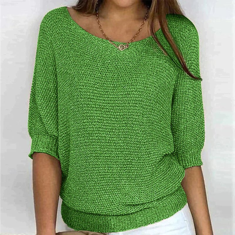 Helen | Effortless Ribbed Knit Pullover