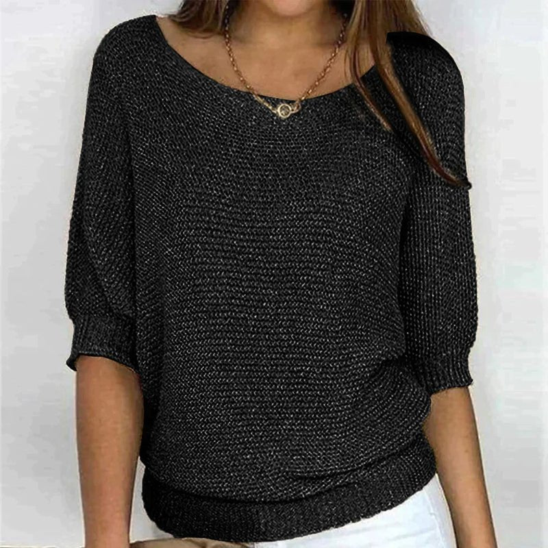 Helen | Effortless Ribbed Knit Pullover