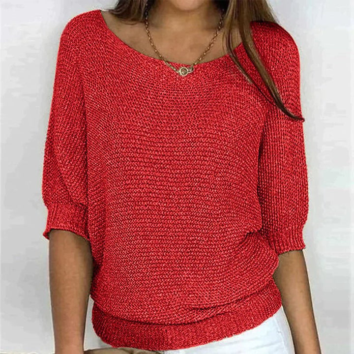 Helen | Effortless Ribbed Knit Pullover
