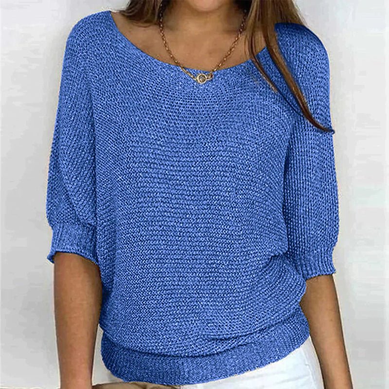 Helen | Effortless Ribbed Knit Pullover