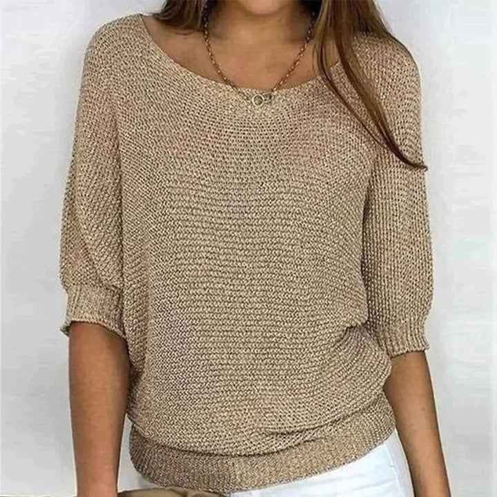 Helen | Effortless Ribbed Knit Pullover