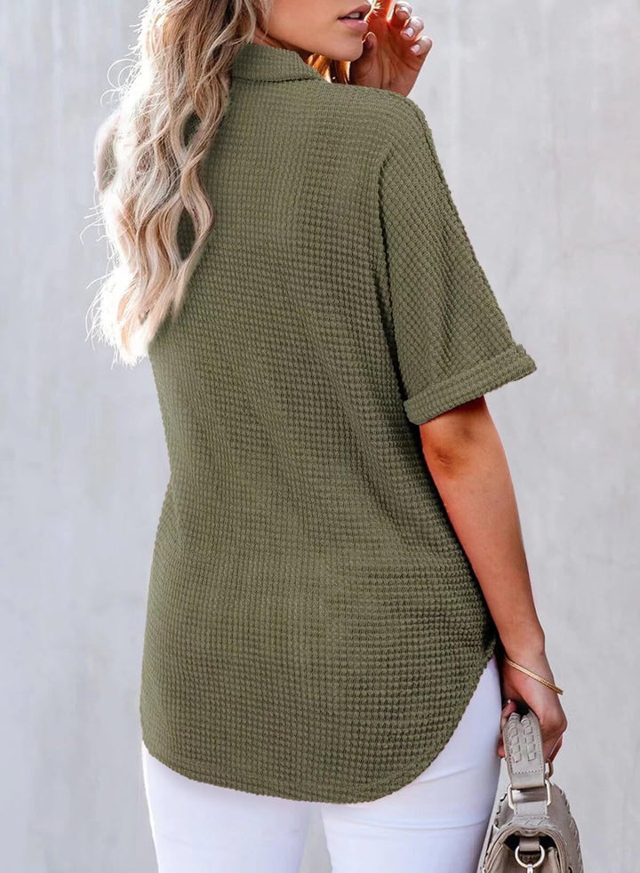 Solen | Cozy Waffle Knit Elegance