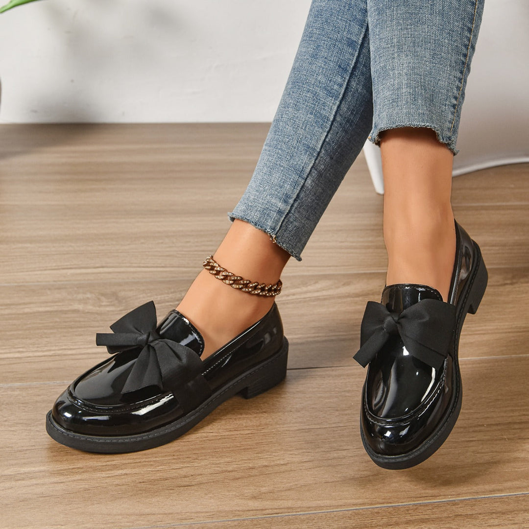 Veronica | Bow Loafers