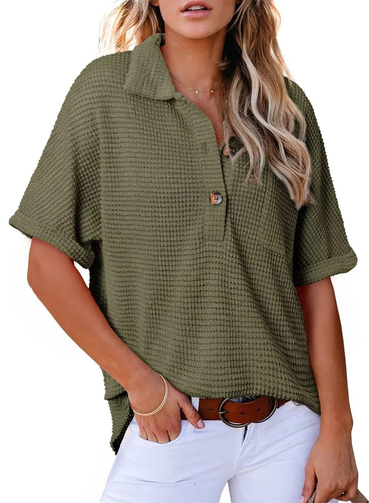 Solen | Cozy Waffle Knit Elegance