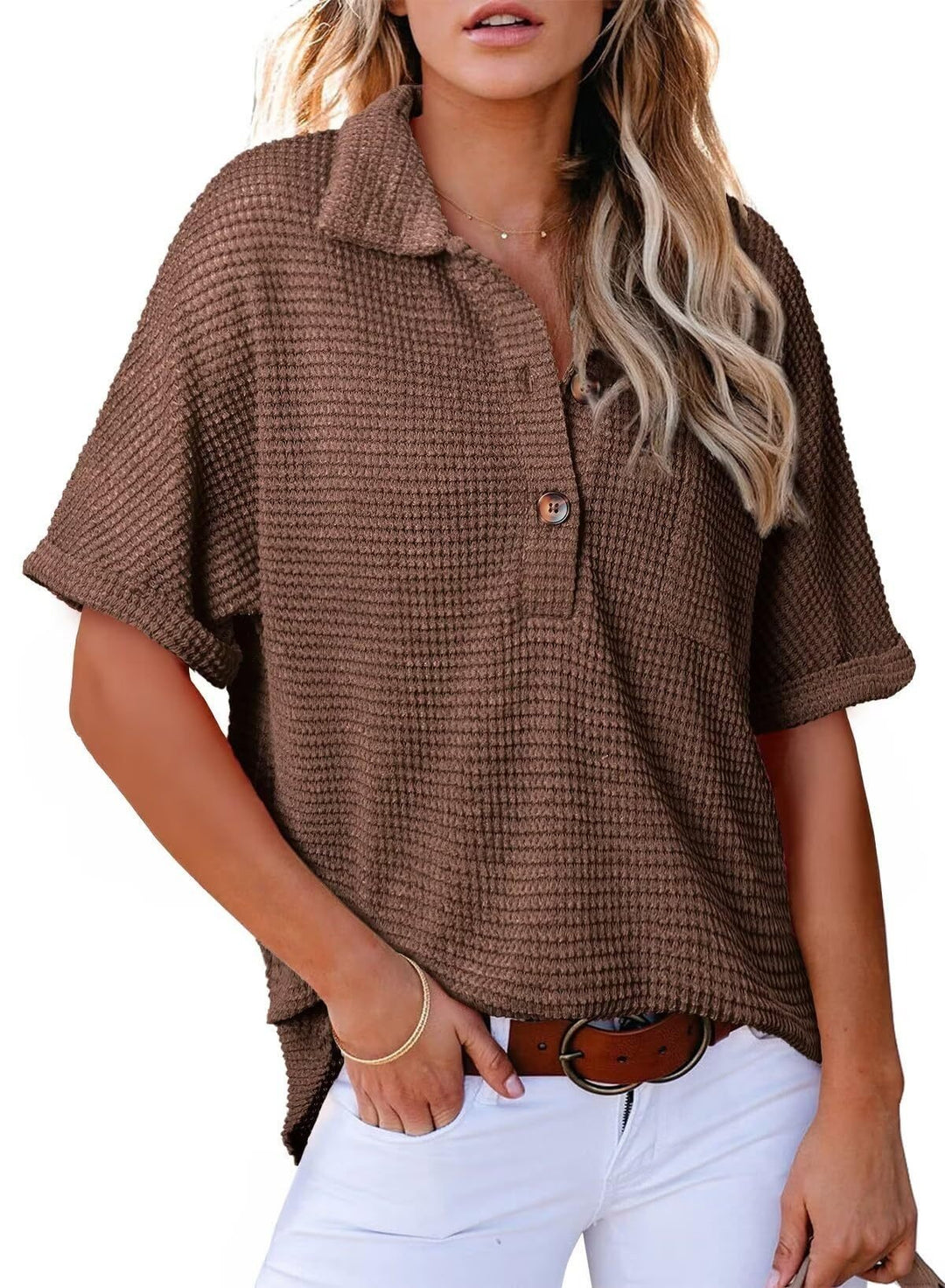 Solen | Cozy Waffle Knit Elegance
