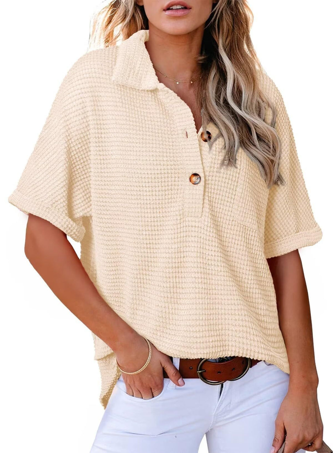 Solen | Cozy Waffle Knit Elegance