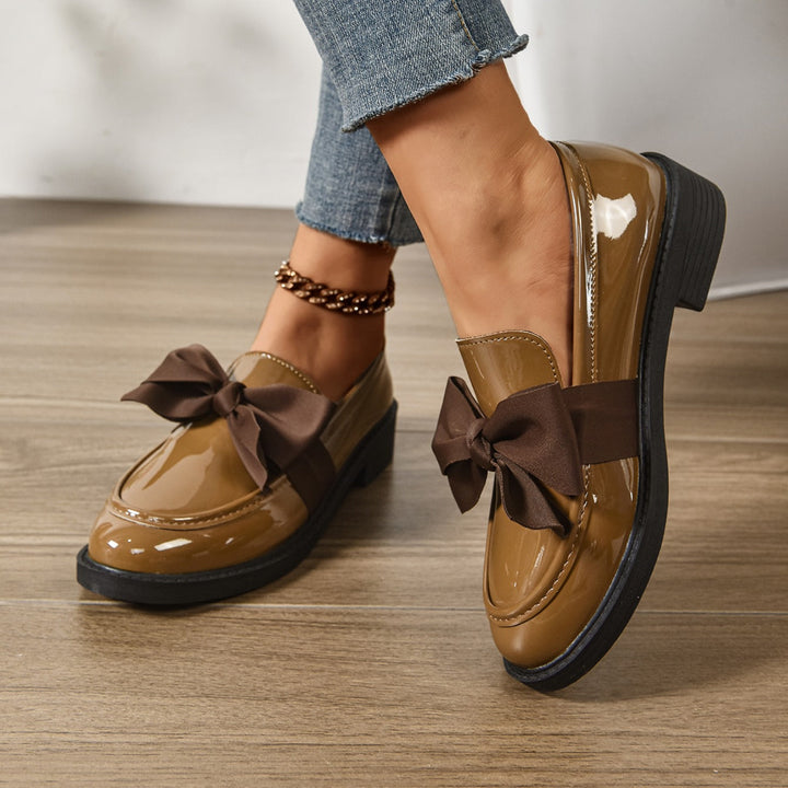 Veronica | Bow Loafers