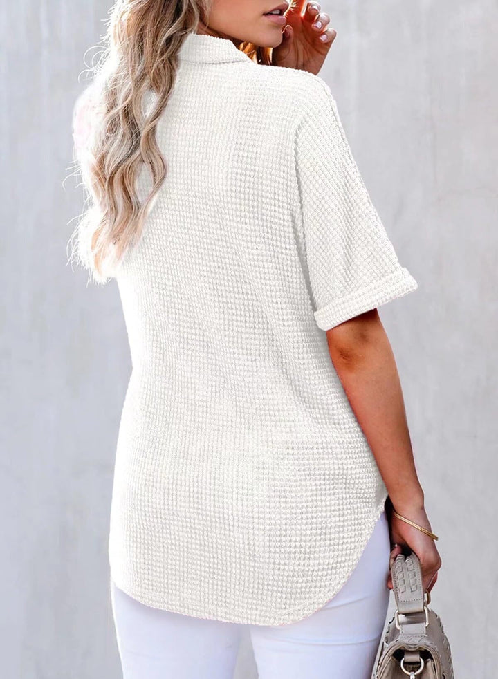Solen | Cozy Waffle Knit Elegance