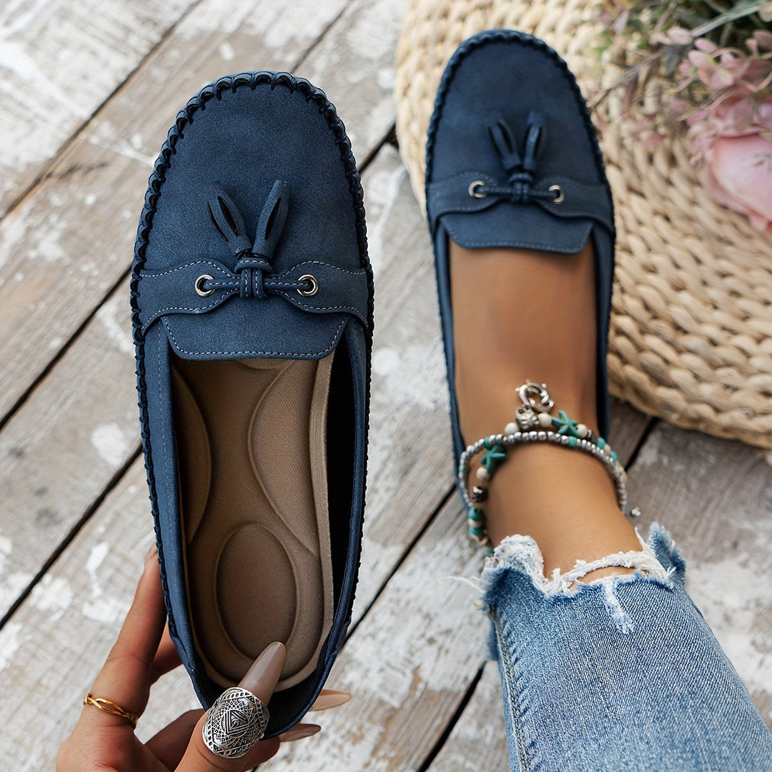 Jade – Classic Loafers with Tassel Detail