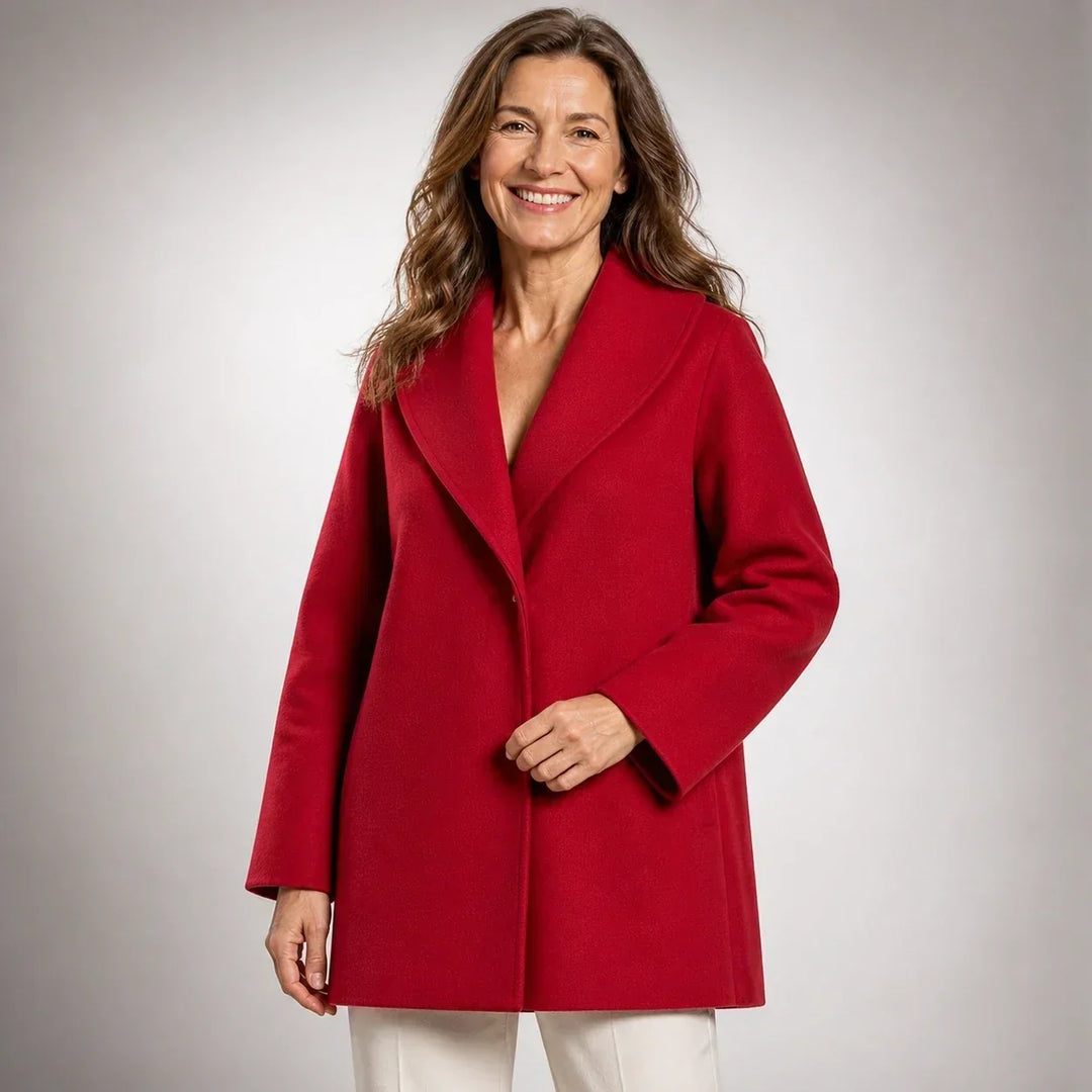 Yvonne - Draped Longline Coat