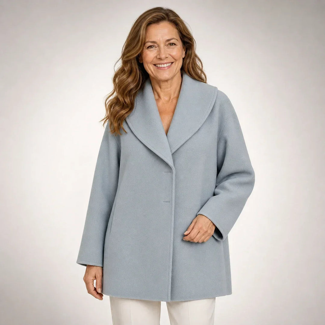 Yvonne - Draped Longline Coat