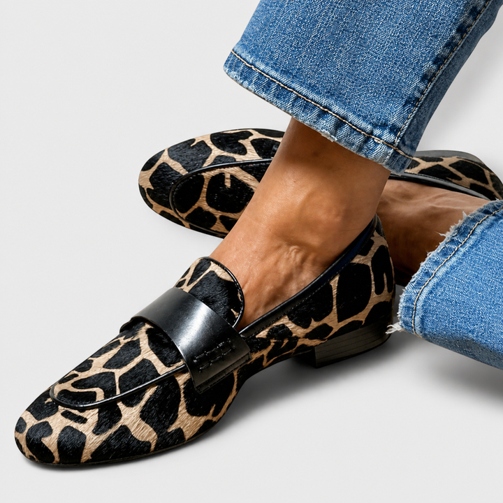Léonie | Leopard Print Loafers