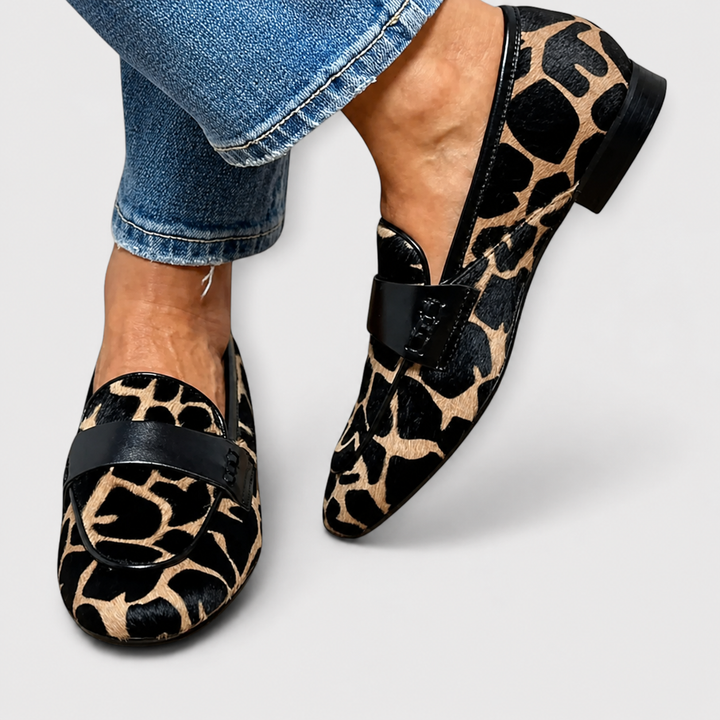 Léonie | Leopard Print Loafers