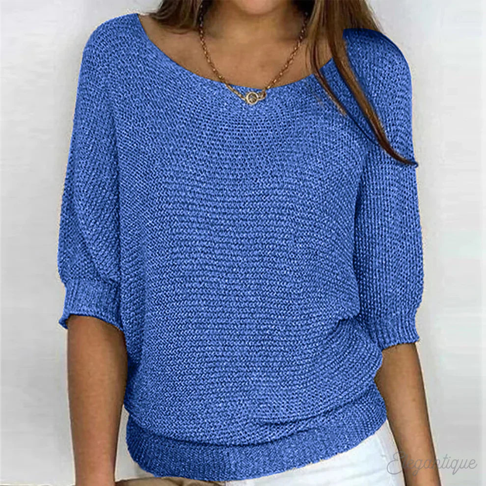 Evelyn | Effortless Cable Sweater