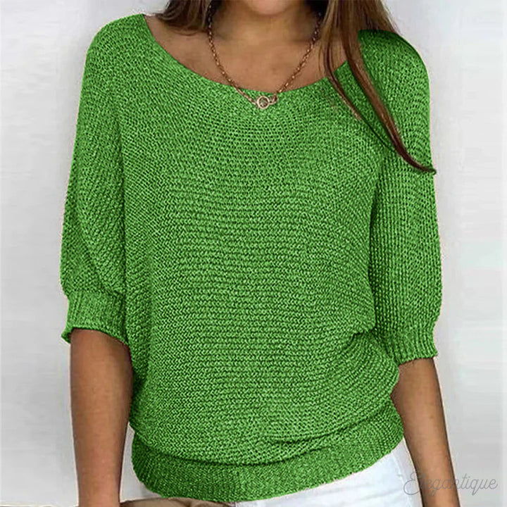 Evelyn | Effortless Cable Sweater