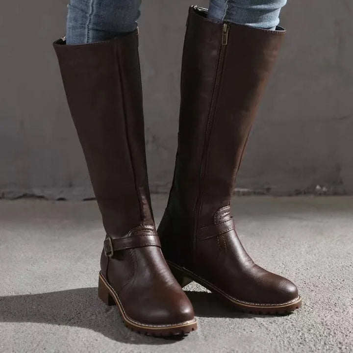 Wrenley | Supportive Tall Buckle Boots